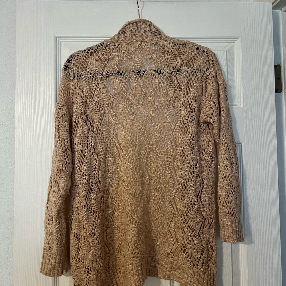 Debut Beige Knit Cardigan